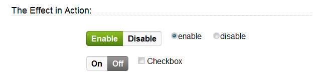 iPhone Style Radio and Checkbox Switches using JQuery & CSS