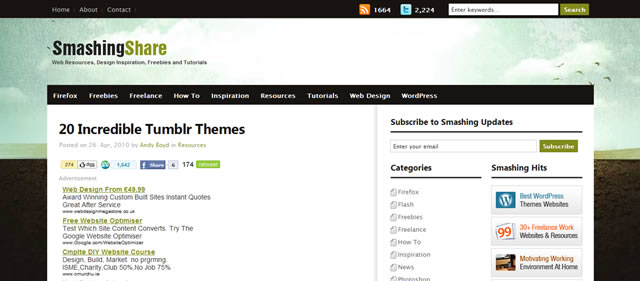 20 Incredible Tumblr Themes