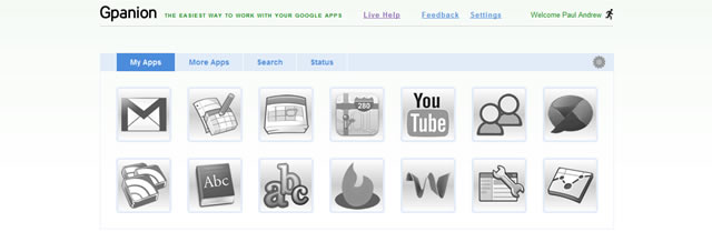 Gpanion - Your Google Apps Companion (beta)