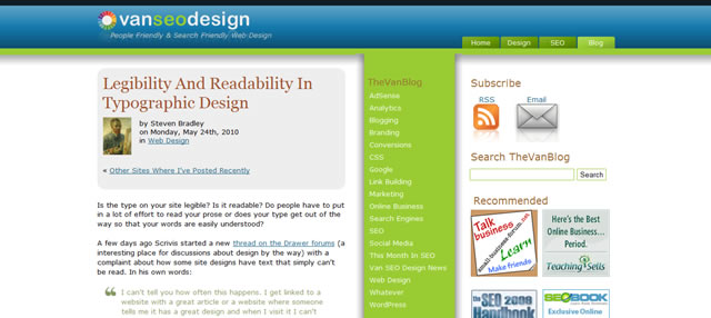 Legibility And Readability In Typographic Design