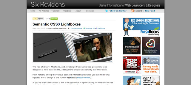 Semantic CSS3 Lightboxes