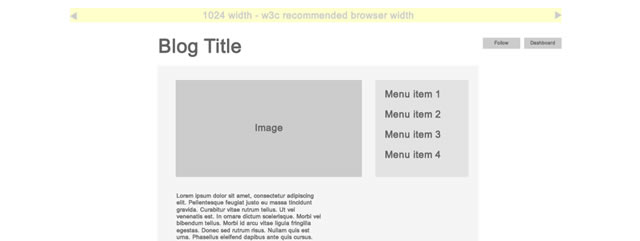Wireframe Diagram Templates for Fireworks