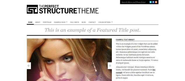 Structure - Minimal WordPress Themes