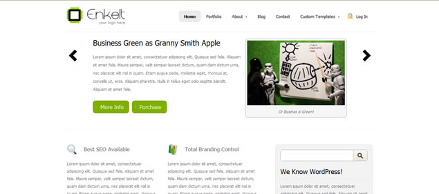 Enkelt - Minimal WordPress Themes