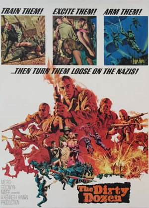 DIRTY DOZEN - Movie Posters from the 1960s