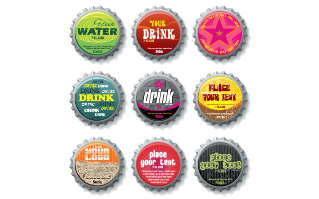 Bottle Caps Vector