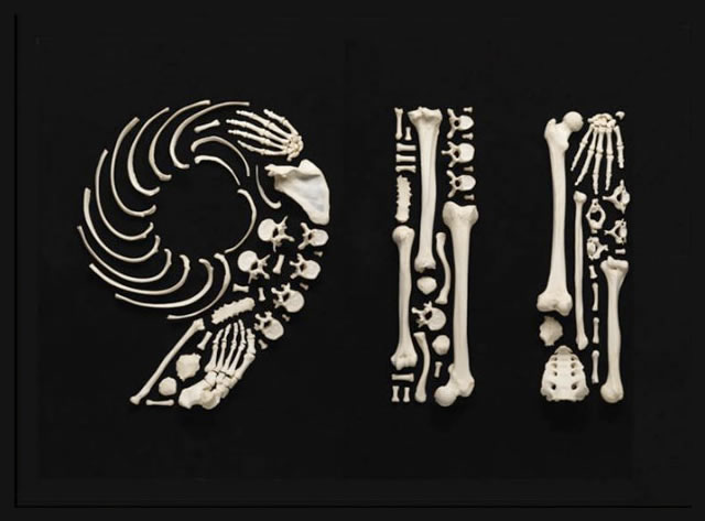 The Creepy Art of Human Bones