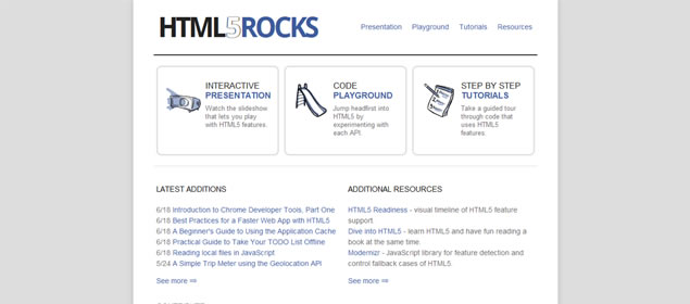 HTML5Rocks