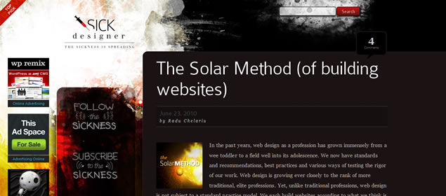 The Solar Method (of building websites)
