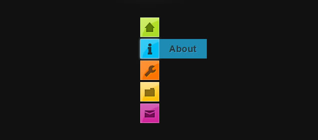 CSS3 Minimalistic Navigation Menu