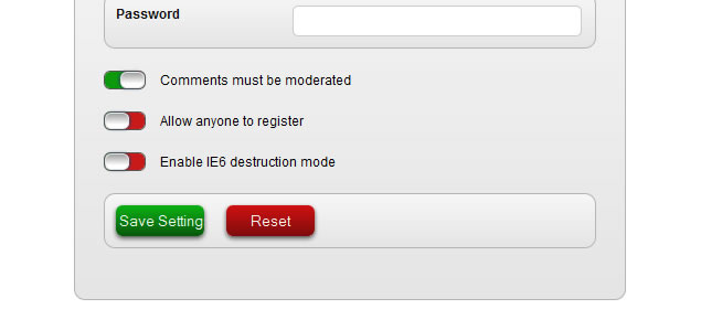 iPhone Style Checkboxes With CSS3