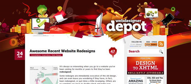 Awesome Recent Website Redesigns