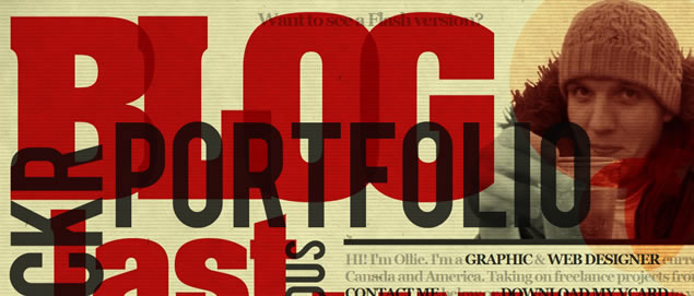 50 Effective Uses of Typography Within Web Design