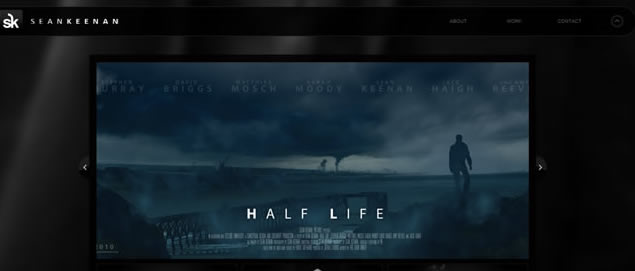 50 Examples of Black and Dark in Web Design