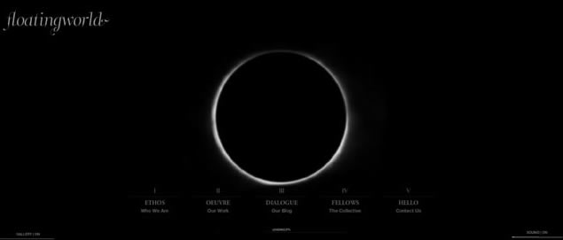 50 Examples of Black and Dark in Web Design