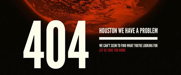 50 Examples of Creative 404 – Page Not Found Pages