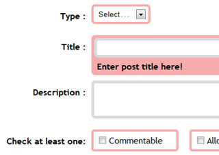 Highly Customizable Yet Simple Form Validation - jQuery Form Plugin