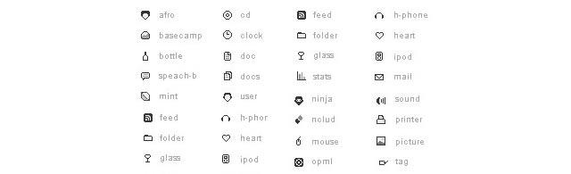 Minimalist Pixel Icon Set by nclud
