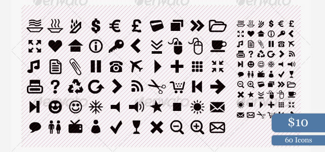 Pack of 60 Icons