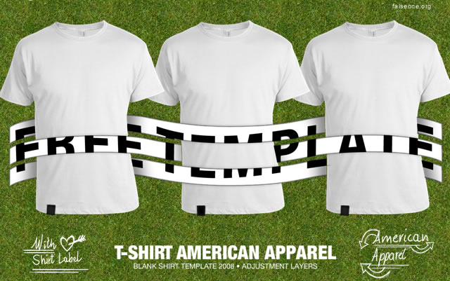 Emptees Amerika Pakaian T-Shirt Template (. Psd)