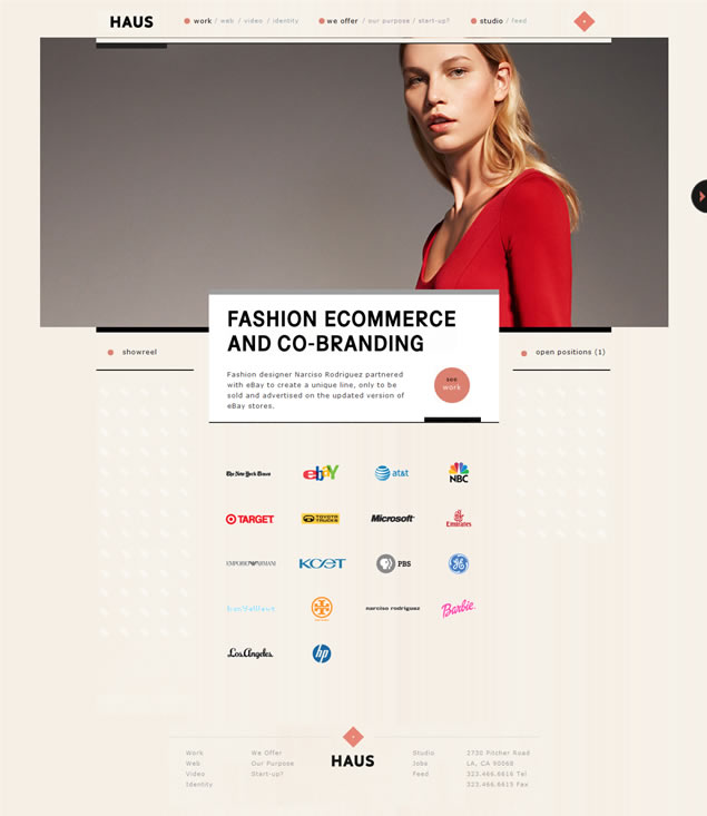 HAUS : Web, identity and film production
