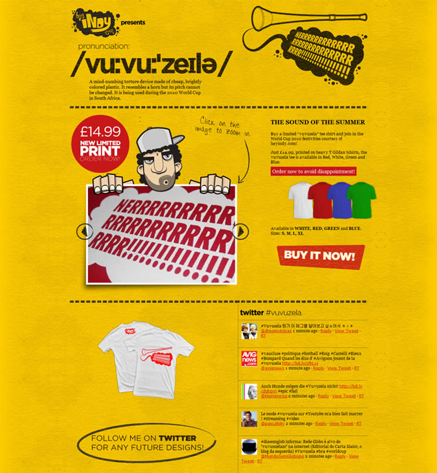 VUVUZELA TEE SHIRT