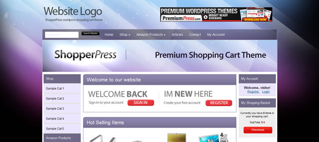 ShopperPress - WordPress Shopping Cart Theme