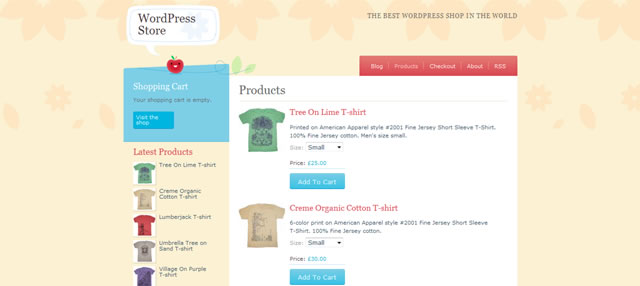 King Cart (requires the WP eCommerce Plugin)