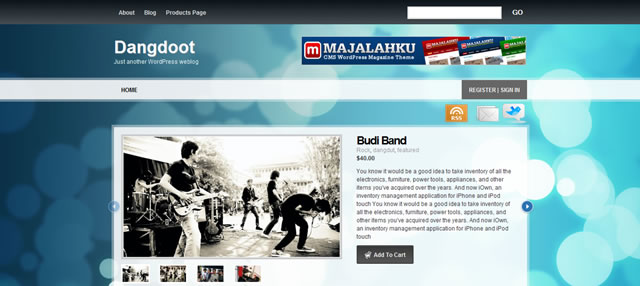 Dangdoot (requires the WP eCommerce Plugin)