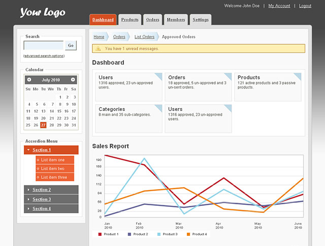 Admin Templates
