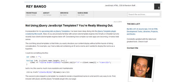 Not Using jQuery JavaScript Templates? You’re Really Missing Out
