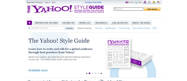 Yahoo! Style Guide