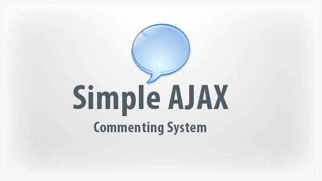 Simple AJAX Commenting System