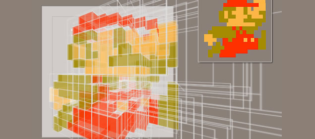 Pure CSS animated 3D Super Mario Icon
