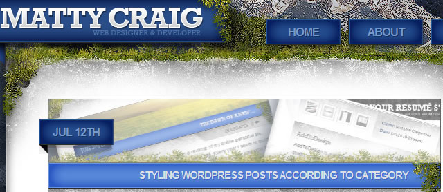 Styling WordPress Posts According To Category