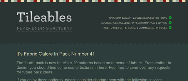 Tileables - Never Ending Patterns