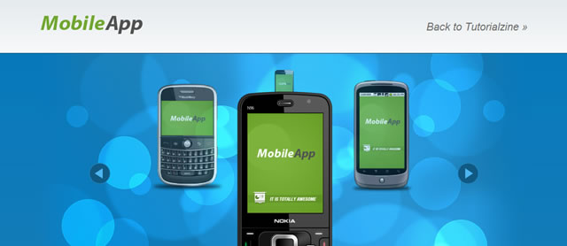 Making a Slick MobileApp Website with jQuery & CSS