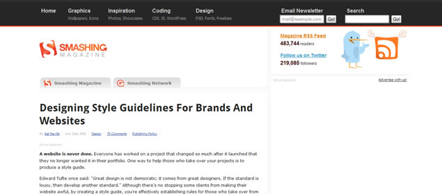 Designing Style Guidelines For Brands And Websites