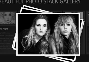 Beautiful Photo Stack Gallery with jQuery and CSS3