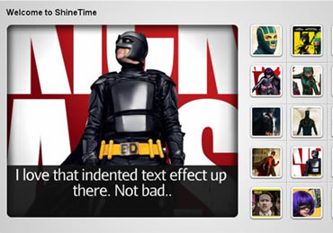 Kick-Ass  jQuery & CSS3 Gallery With Animated Shine Effects