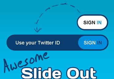 Awesome CSS3 & jQuery Slide Out Button