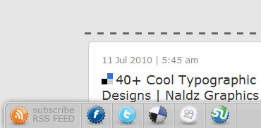 Nice And Simple Toolbar For Your Website