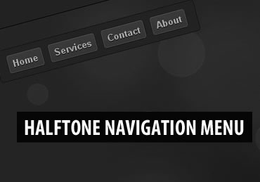 Halftone Navigation Menu