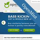 Free Clean and Professional Web Layout PSD: OpenMint