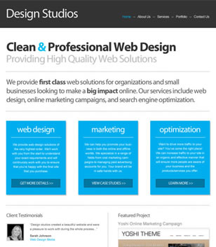 Clean Business Website