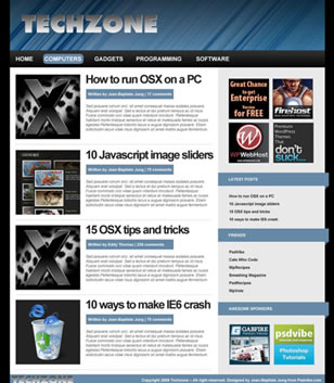 Tech Blog Layout