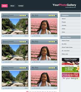 Clean Photo Gallery