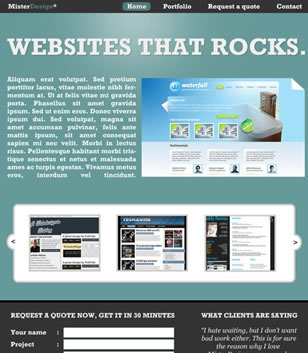 Webdesign Company Layout