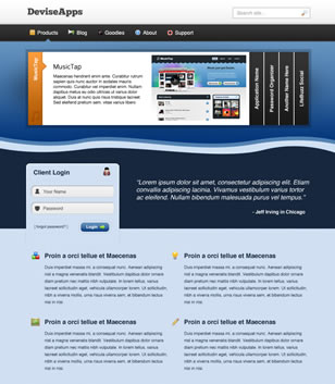 Minimalistic Portfolio Layout