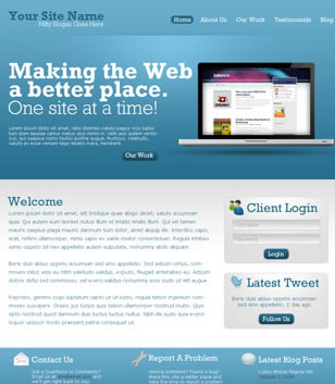 Simple, Modern Web Template